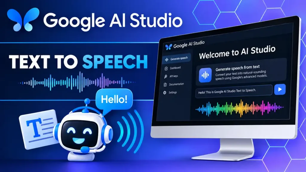 google ai studio text to speech